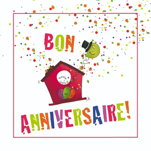 [MC 517] MC 517 - Carte cadeau "Bon anniversaire"