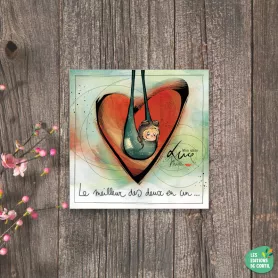 [MC 538] MC 538 - Carte cadeau "Le meilleur des deux" Mon Amie Luce