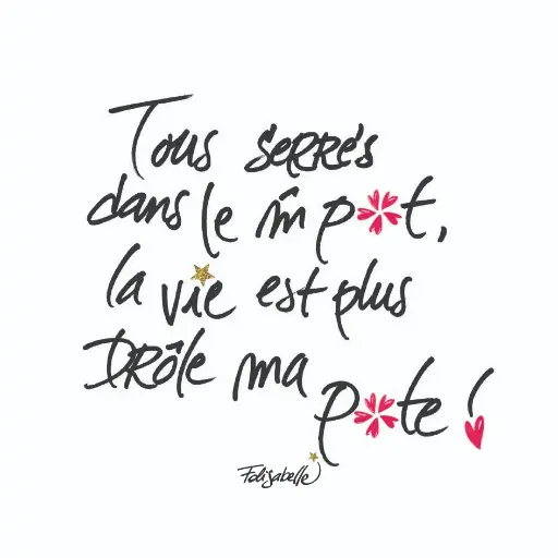[MC 682] MC 682 - Carte cadeau "La vie est trop drôle"