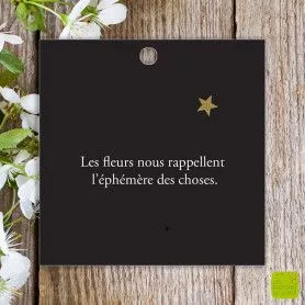 [MC 696] MC 696 - Carte cadeau "L'éphémère des choses"