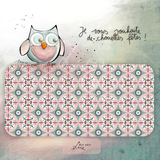 [CS 771] CS 771 - Carte de voeux Mon Amie Luce "De chouettes fêtes"