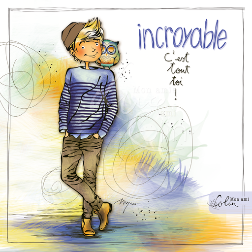 [CS 889] CS 889 - Carte Mon Ami Colin "Incroyable"