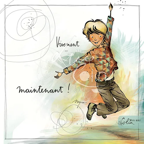 [CS 890] CS 890 - Carte Mon Ami Colin "Vivement maintenant"