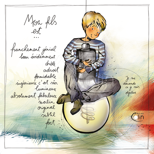[CS 898] CS 898 - Carte Mon Ami Colin "Mon fils est "