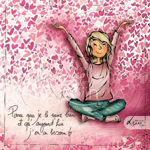 [CS 978] CS 978 - Carte Mon Amie Luce " Parce que je le vaux"