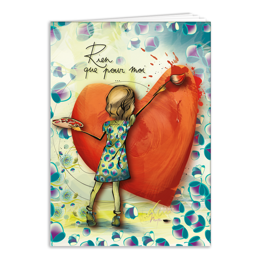 [CAR 881] Carnet 10x15 Mon Amie Luce "Rien que pour moi"