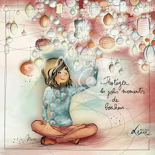 [CS 940] CS 940 - Carte Mon Amie Luce "Protéger les jolis moments de bonheur"