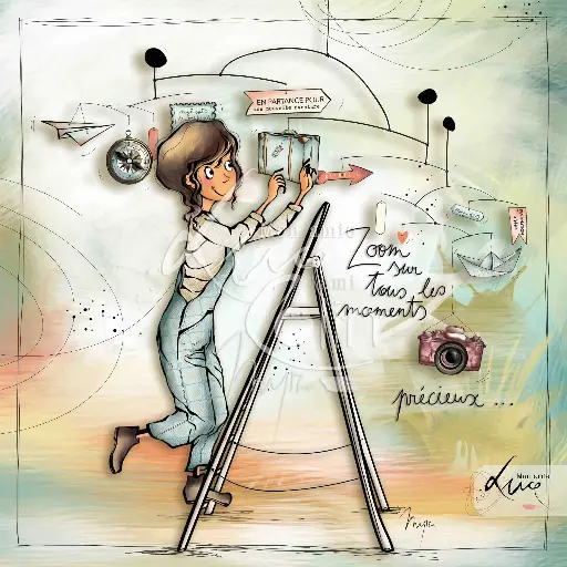 [CS 946] CS 946 - Carte Mon Amie Luce "Zoom sur les moments" Mon Amie Luce