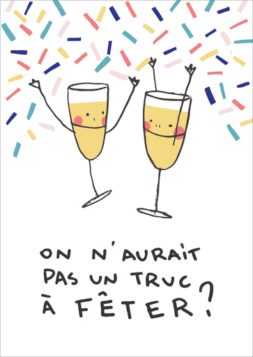 [CS 1172] CS 1172 Emi Garoy carte simple On aurait pas un truc à fêter