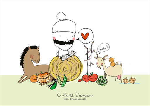 [CD 159] CD 159 Emi Garroy "Cultiver l'amour"  double 10x15 H