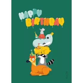 [CS 1065] CS 1065 Aline Selli "Bon anniversaire" animaux