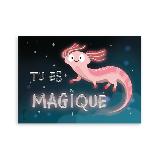 [CS 1075] CS 1075 Aline Selli "Tu es magique" Axolotl
