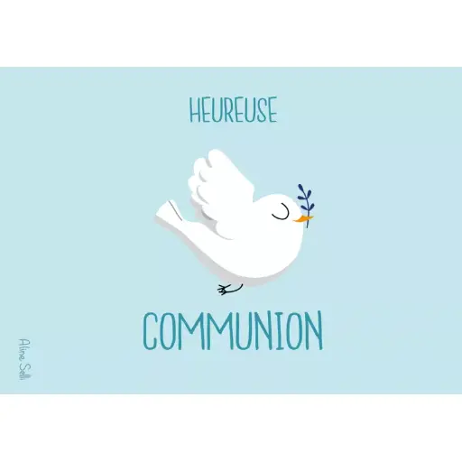 [CS 1077] CS 1077 Aline Selli "heureuse communion" oiseau