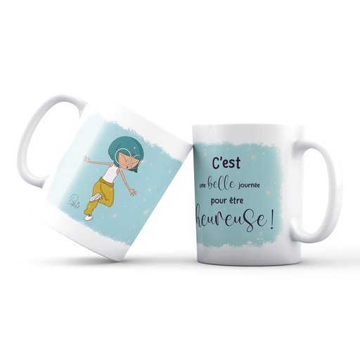 [MUG 954] MUG 954 Popie Mug "C'est une belle journée"