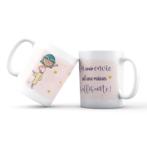 [MUG 955] MUG 955 Popie Mug "En avoir envie est une raison suffisante"