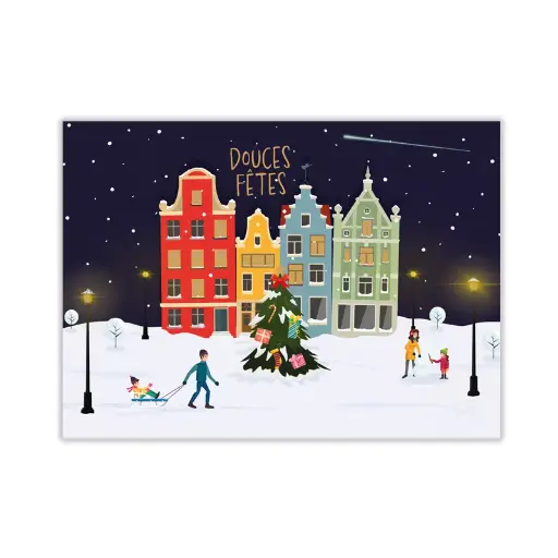 [CS 1143] CS 1143 Anthony Nurra Carte de Noël "Village"