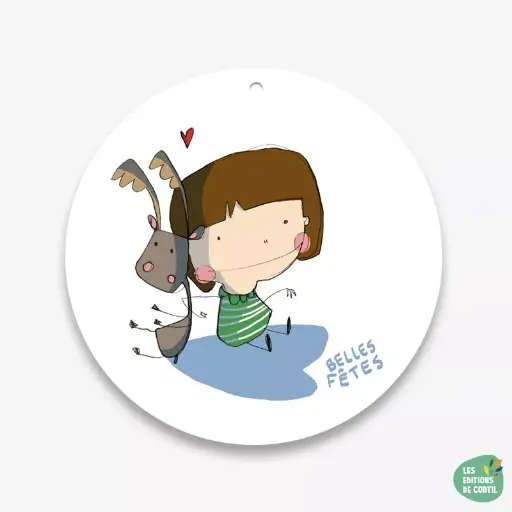 [CR 030] CR 030 EMI boule "Love rennes et fille"