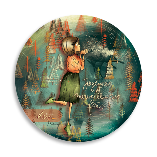 [CR 016] CR 016 Myra Vienne boule "Joyeuses et merveilleuses fêtes"