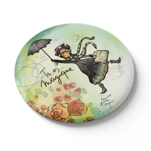 [MGN 873] MGN 873 - Magnet "Tu es magique" - Mon amie Luce