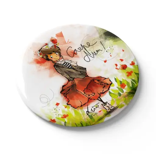 [MGN 914] MGN 914- Magnet " Carpe Diem"-Mon Amie Luce