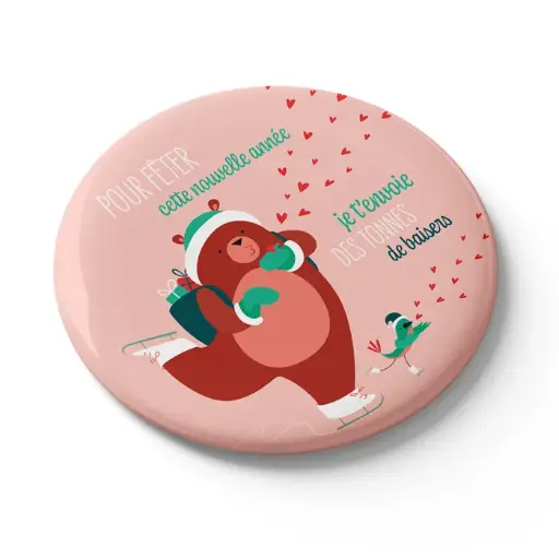 [MGN 020] MGN 020 Alice magnet "Pour fêter cette nouvelle année"