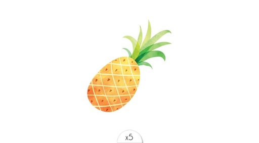 [SITC02] Tattoo Ananas