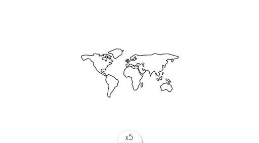 [SILT01] Tattoo Carte du monde