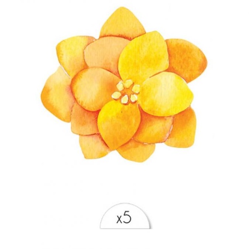 [SIBLC03] Tattoo Fleur jaune
