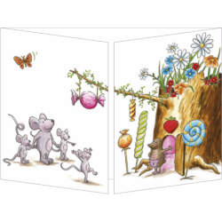 [CT 293] CT 293 Carte Cache-Cache "La boite à bonbons"