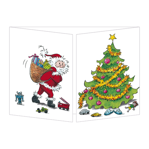 [CT 114] CT 114 Carte Cache-Cache "La glissade du Père Noël"