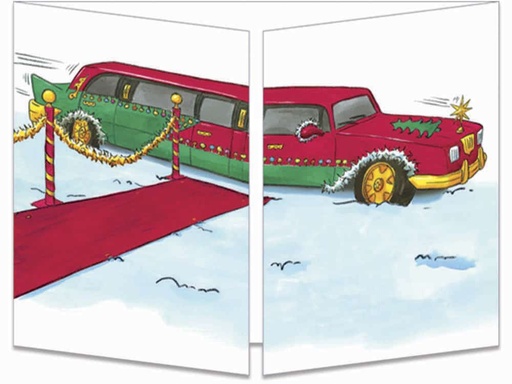 [CT 124] CT 124 Carte Cache-Cache "Le Père Noël superstar"