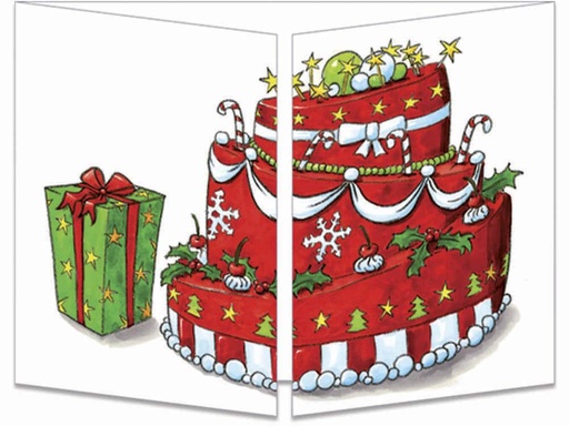 [CT 139] CT 139 Carte Cache-Cache "Le gâteau surprise de Noël"