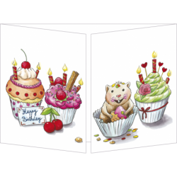 [CT 309] Carte Cache-Cache "Le petit gourmand"