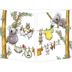 [CT 343] CT 343 Carte Cache-Cache "Les koalas"