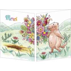 [CT 325] CT 325 Carte Cache-Cache "Merci"