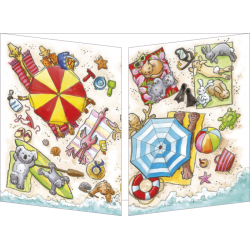 [CT 332] CT 332 Carte Cache-Cache (Sophie Turrel) "La plage"