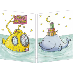 [CT 330] CT 330 Carte Cache-Cache S Turrel "Yellow submarine"