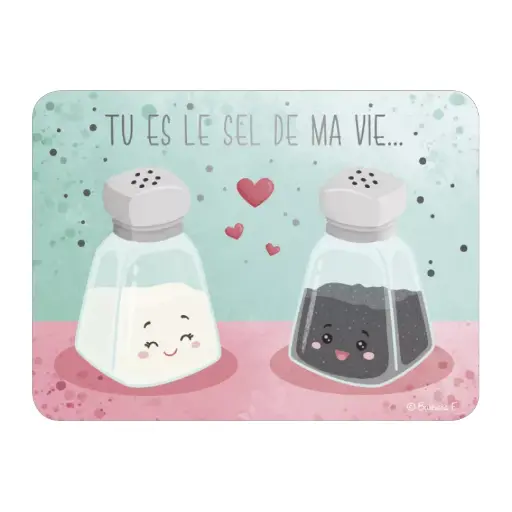 [CA 270] CA 270 Carte Les Pépites (10.7x14.5cm) Barbara Formosa "Le sel de ma vie"