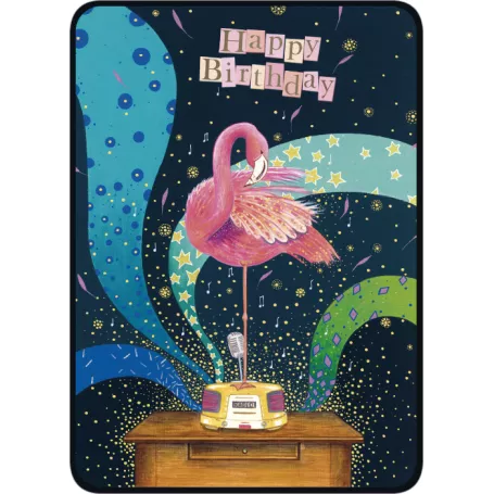 [C 081] C 081 Carte Rendez-vous "Le Flamant rose"