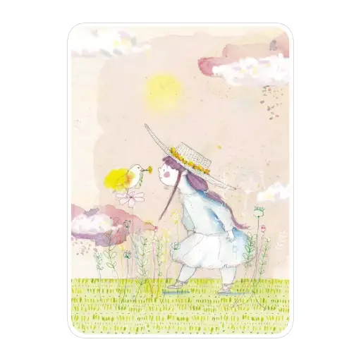 [C 095] C 095 Carte Rendez-vous F. Quatraro "A flower for you"
