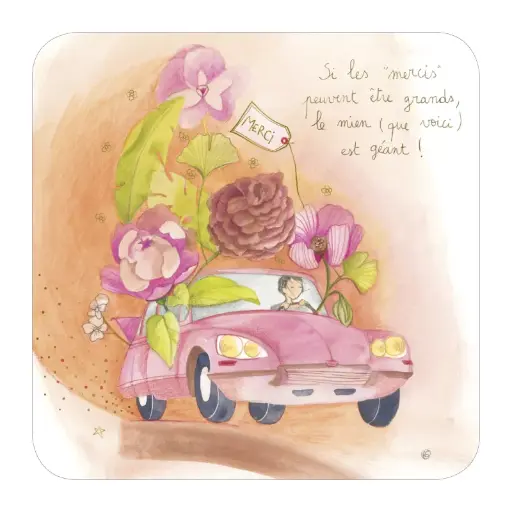 [BA 303] BA 303 Carte carrée (14x14) Anso "La déesse"