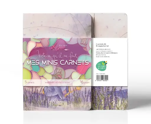 [CAR 902] Mes minis carnets Mon Amie Luce: 5 carnets A6 16 pages