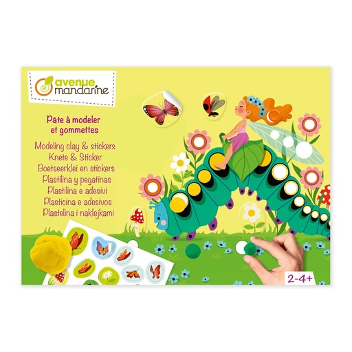 [KC167C] Boîte créative, Pâte à modeler et gommettes, Fées