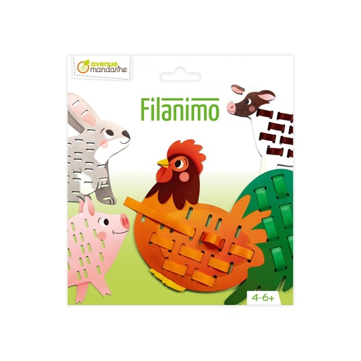 [KC171C] Rubans à tisser, Animaux de la ferme