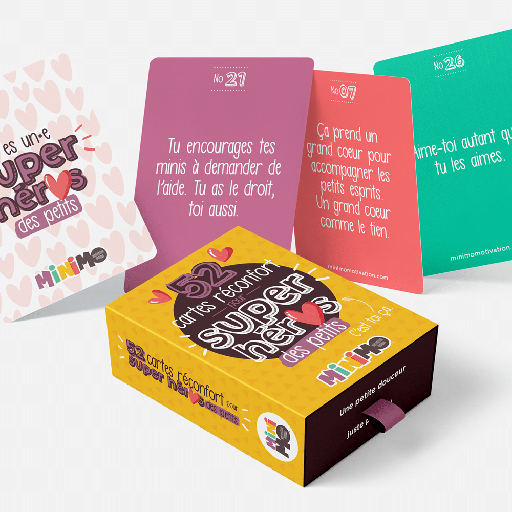 [FRSH-0052C] 52 cartes réconfort pour super héros des petits