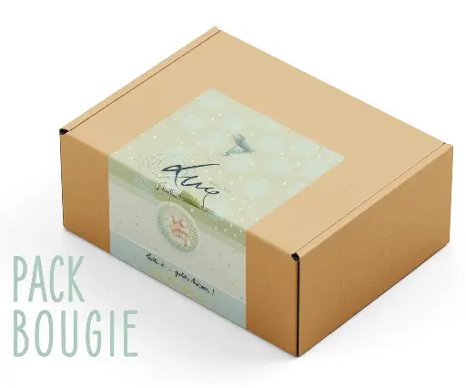 Pack Bougie Fête des mères "Mon Amie Luce"