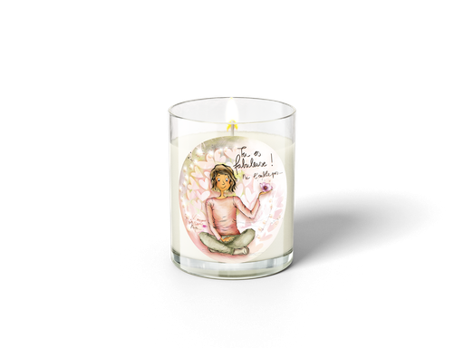 [BOU 013] BOU 013 Bougie Mon Amie Luce "Tu es fabuleuse"