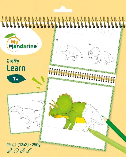 [GY169C] Graffy Learn, Dinosaures