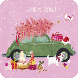 [BA 663] BA 663 Carte carrée A. Bussi "La livraison de Noël"