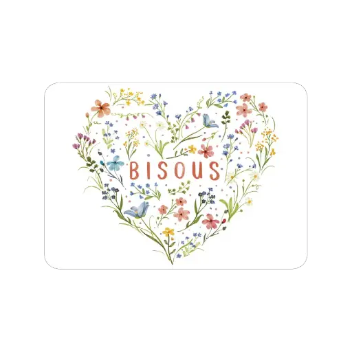 [C 048] Carte Rendez-vous R. Hilyer "Bisous Fleuris"